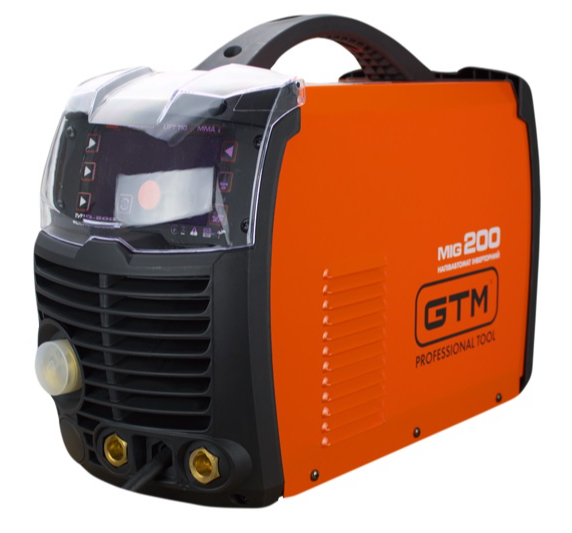 Инвертор цифровой мультифункциональный GTM полуавтомат сваривальный MIG-200ES LED