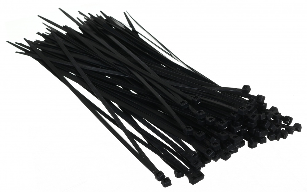 Стяжка для кабелю HausMark 4,5х300 мм 100 шт. чорний