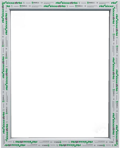 Окно глухое Steko S300 58 800x1000 мм без открывания