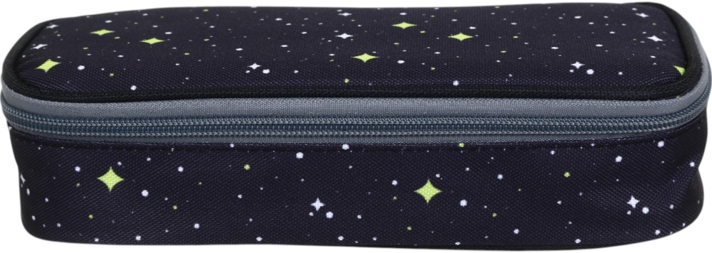 Пенал шкільний 22х10х5,5 см NINGBO JOHNSHEN STATIONERY CO.,LTD чорний