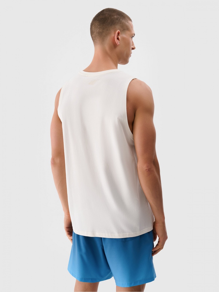 Футболка 4F SLEEVELESS M123 4FWSS25TSLEM123-11S р.XL белый