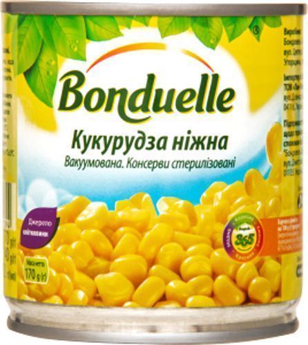 Кукуруза Bonduelle нежная вакуумированная 212 мл 170 г