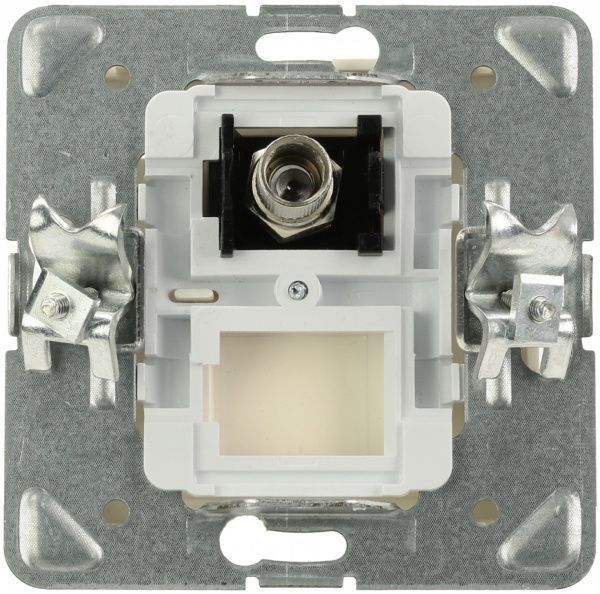 Розетка TV оконечная Ospel Impresja кремовый