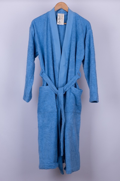 Халат махровый La Nuit Rice Galaxy р. XL голубой 