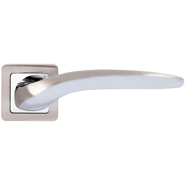 Ручка на розетке Comit Grand 51458 матовый никель/полированный хром