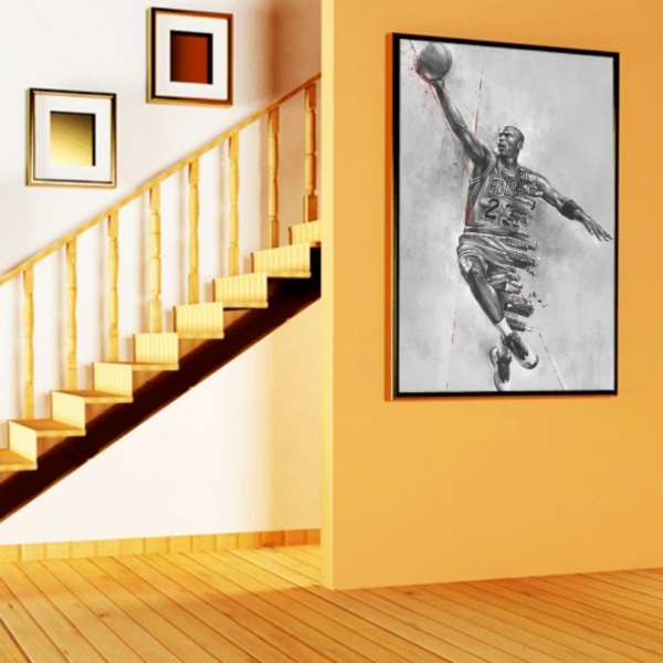 Репродукция Майкл Джордан. Баскетбол 50x80 см Арт Фемелі 