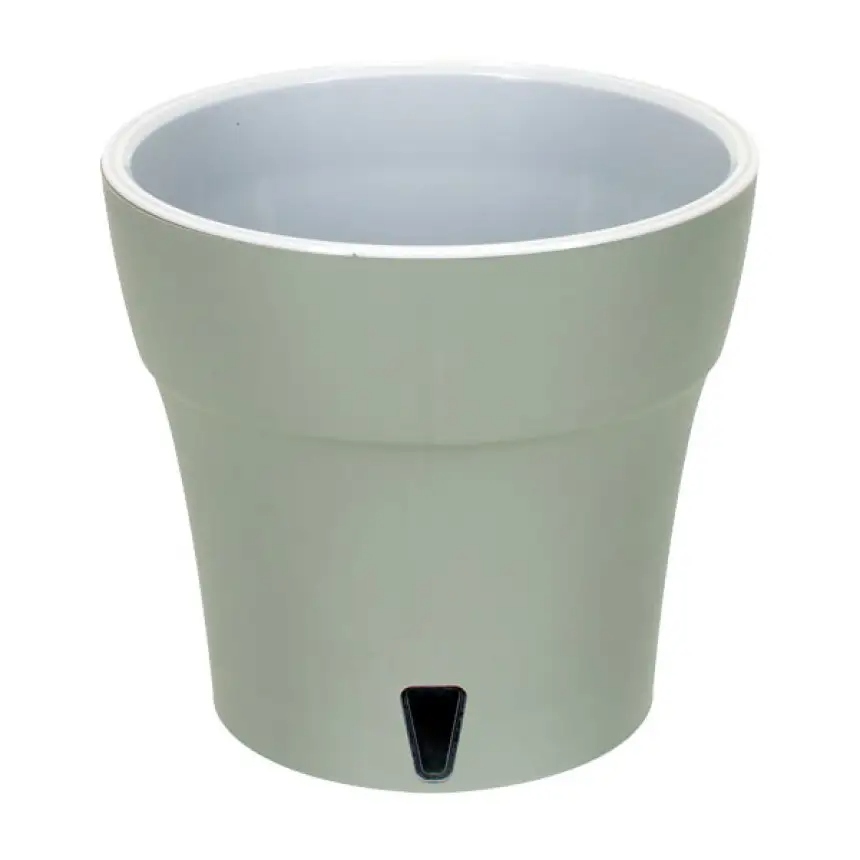 Вазон пластик Dali круглий блідо-зелений 7,8 л Santino (2022769)