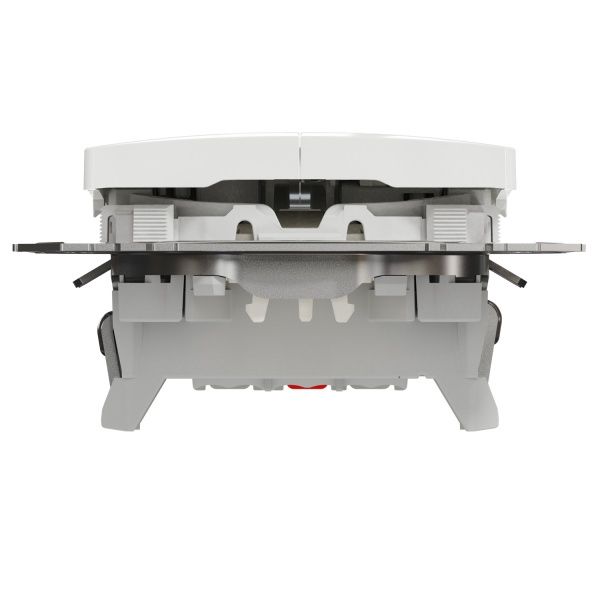 Вимикач двоклавішний Schneider Electric Sedna Design з підсвіткою 10 А 250В білий SDD111105L