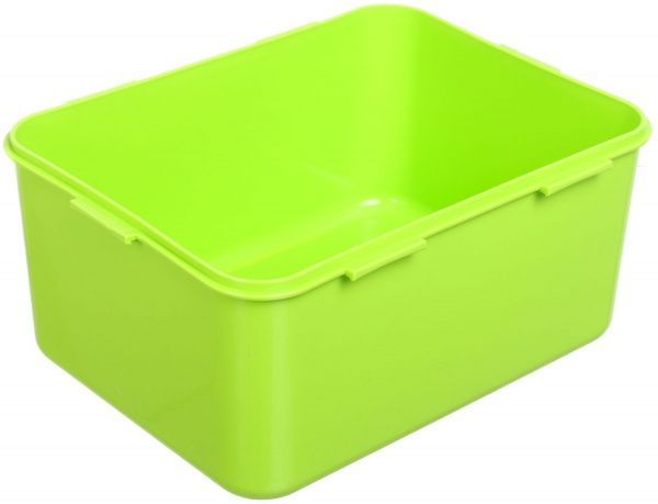 Контейнер Фієста 6 л прямокутний оливковий Алеана