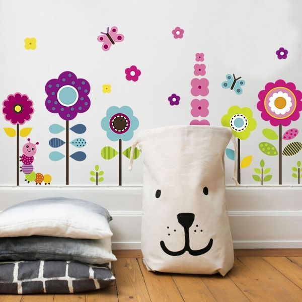 Декоративная наклейка Design stickers Цветы 59.4x42 см