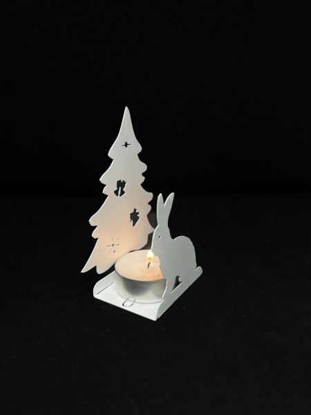 Подсвечник Новогодний зайчик SG-787