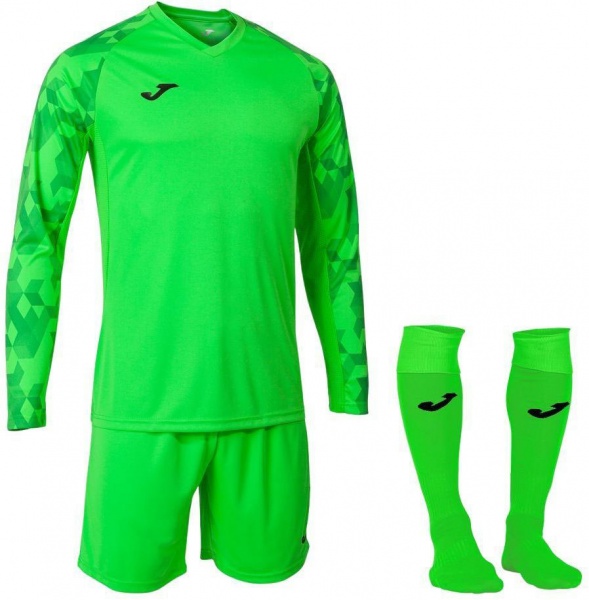 Комплект футбольной формы Joma 102789.020 р.S зеленый