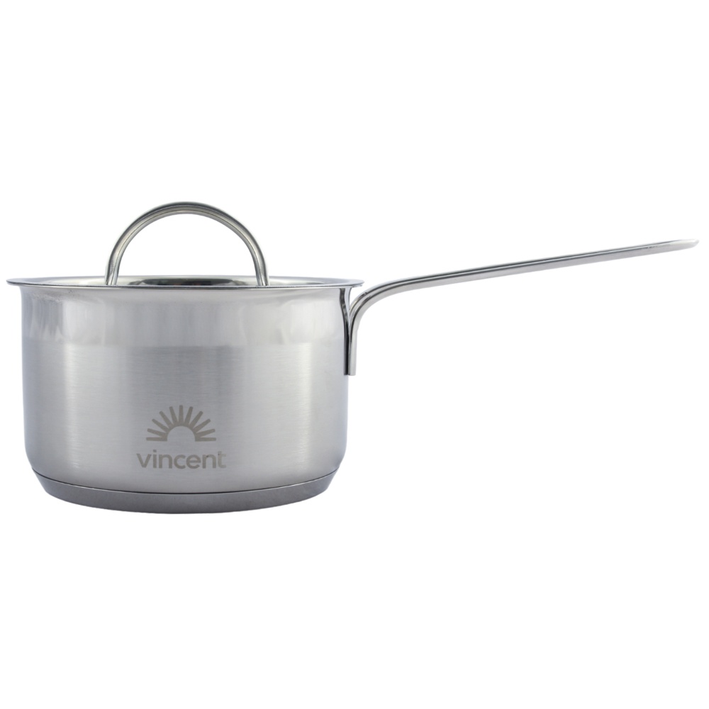 Ковш с крышкой Vincent 14 см 1,1 л VC-3185-14