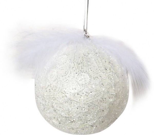 Шар пенопластовый Воздушный 10 см белый