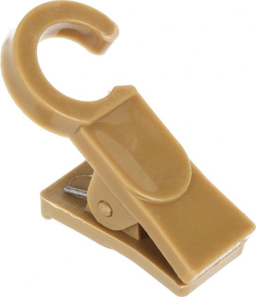 Прищіпка з гачком 10 шт. ОМіС набірний дуб золотий 