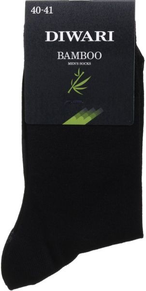 Шкарпетки чоловічі Diwari Bamboo р. 40-41 чорний 1 пар 