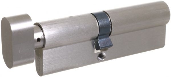 Циліндр MVM Р6Р 50x40 ключ-вороток 90 мм матовий нікель Р6P50/40Т SN ключ-тумблер