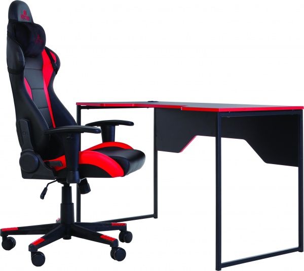 Стол компьютерный Nowy Styl ACTION GAME BLACK 1150х600 (CH) BLACK/RED 