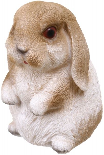 Фигура садовая в форме кролика 15x9 см в ассортименте