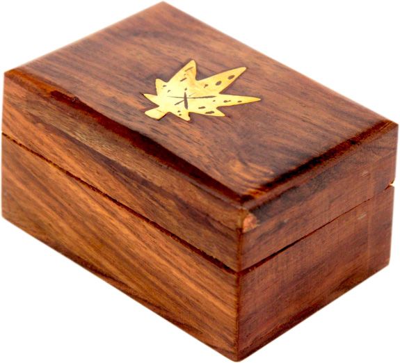 Скринька дерев'яна Листочок WB106-6