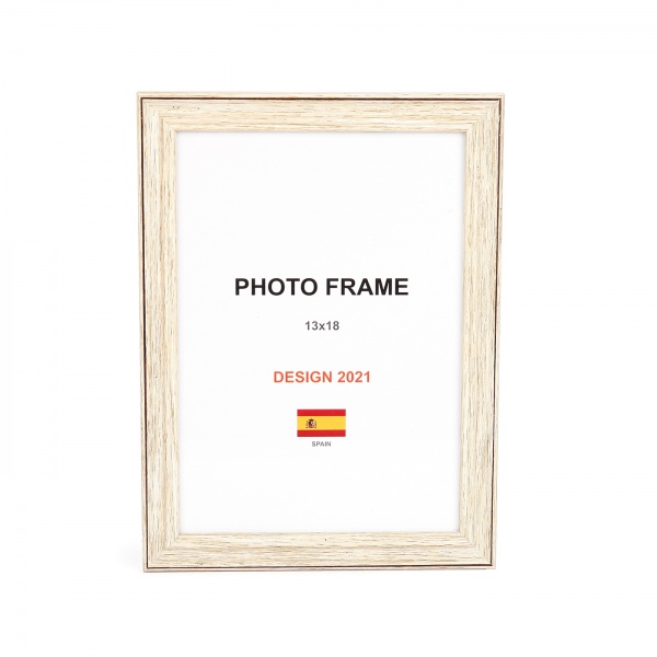Рамка для фото 1 фото 13х18 см дерево світле 