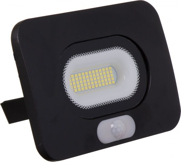 Прожектор з датчиком руху LuminArte 30 Вт IP65 чорний 