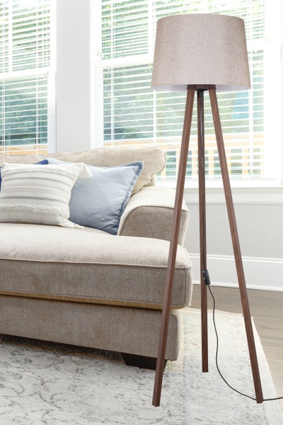 Основа торшера Luna Rodi 60 Вт E27 орех MDL.4379 