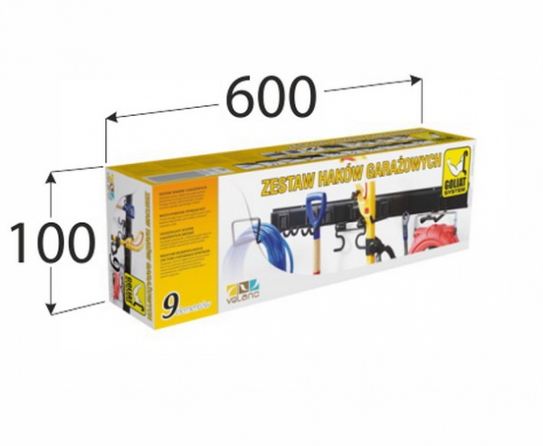 Набір гаражних гаків Goliat SGK 1