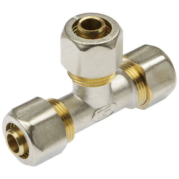 Трійник обжимний Gross 16x16x16