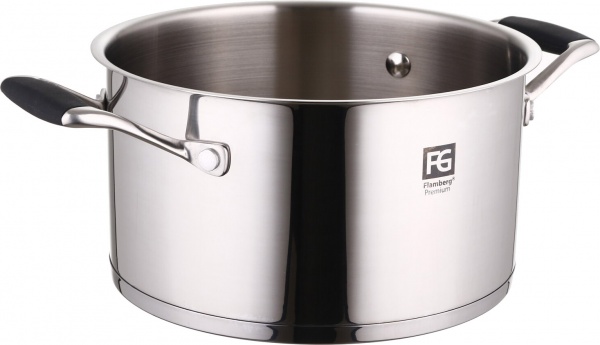 Набор посуды Houston 10 предметов со стеклянными крышками Flamberg Premium