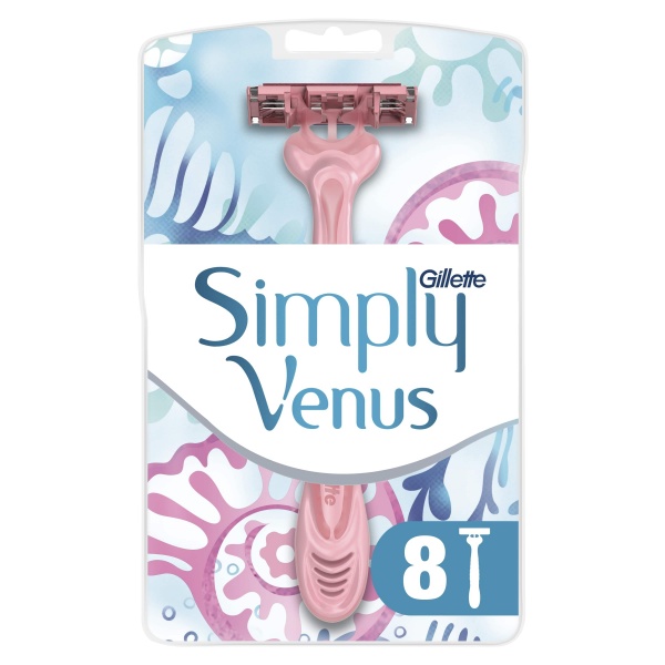 Станки одноразові Gillette Simply Venus 3 8 шт.
