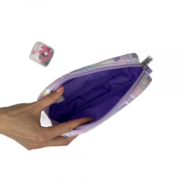 Пенал на молнии Futuristic Kids Единорог U21-X012-A Upixel мультиколор