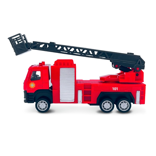 Машинка Bburago 1:43 Автомодель - Volvo Пожарная машина (со стрелой) 250302