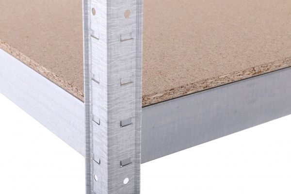 Стеллаж Меткас (Бюджет) 1800x900x400 мм оцинкованный (В114/1)