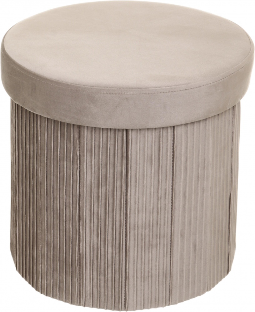 Сундук-пуф Sensio для хранения Velora 380х380х380 мм серый (HS15-F11)