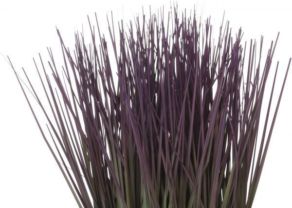 Растение искусственное в горшке Мискантус 20 см фиолетово-зеленый