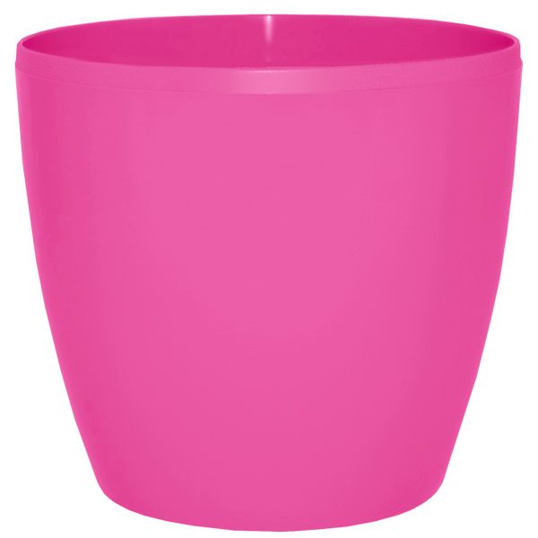 Кашпо пластикове Алеана Матільда круглий 0,9л малиновий (113082) 