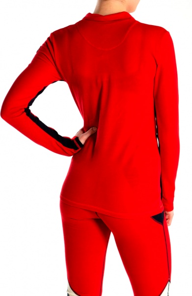 Футболка We Norwegians Voss ZipUp women 1546-22 р.M червоний