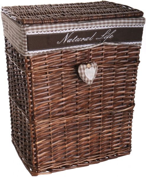 Кошик плетений з текстилем Tony Bridge Basket JM16-10G-1 