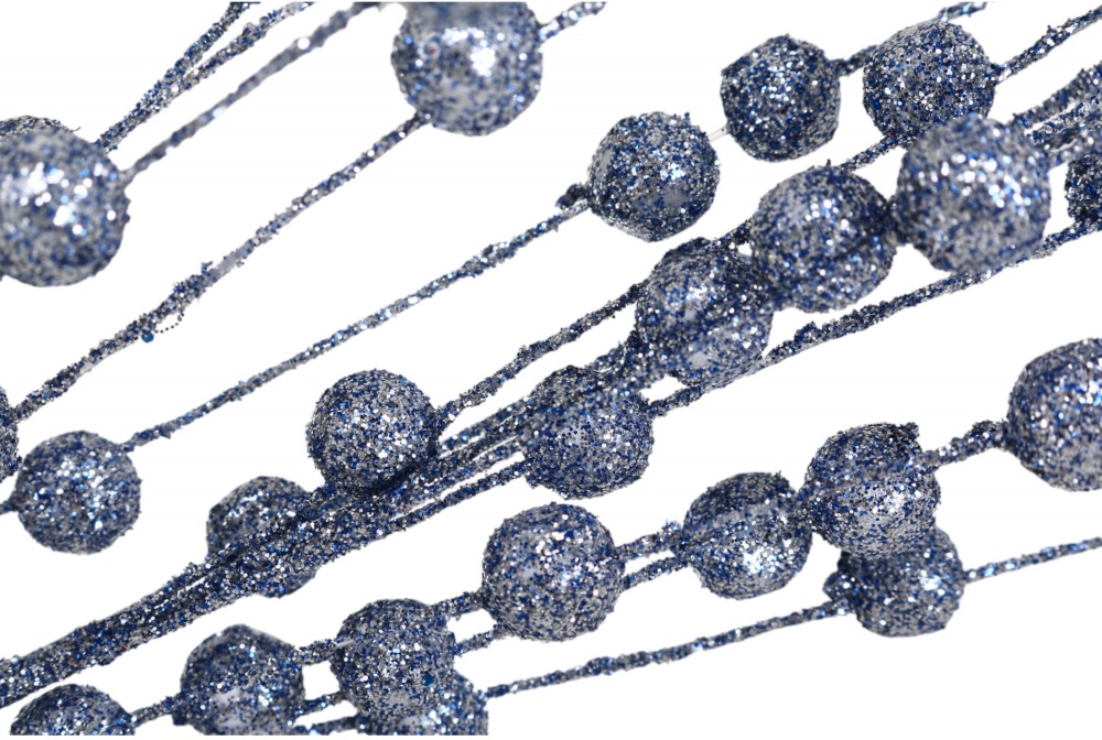 Декорация ветка с шариками цвет в ассортименте 73 см EPI-EYK13A6588-26 B#2/5/8/10