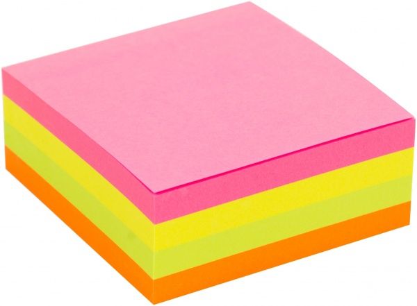 Бумага для заметок с липким слоем Cube 75х75 мм 320 шт. микс Global Notes