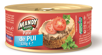 Паштет Mandy из куриной печени 120г 