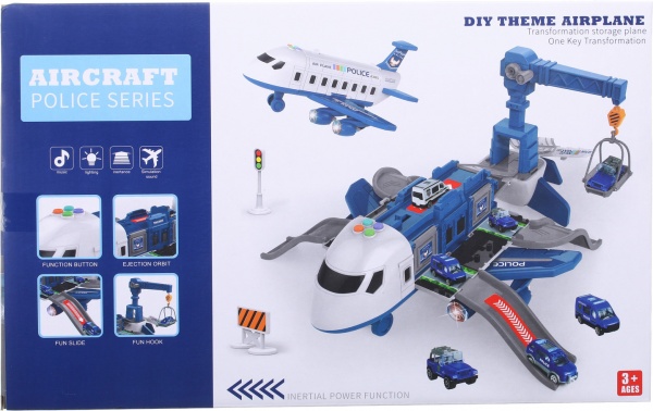 Игрушка Shantou Пассажирский самолет-гараж OTB0581786