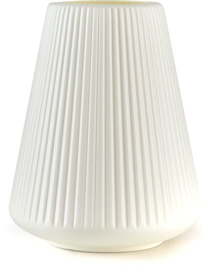 Ваза пластикова MVM DH-FLOWERS-04 WHITE 20 см 