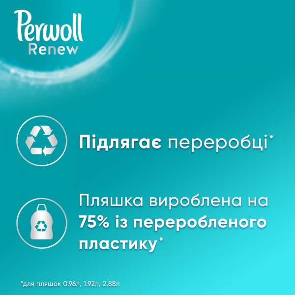 Гель для машинного та ручного прання Perwoll Догляд та освіжаючий ефект 0,99 л 