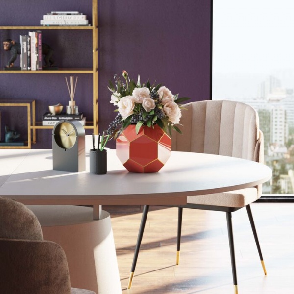 Ваза KARE Design Art Pastel 17 см красная 