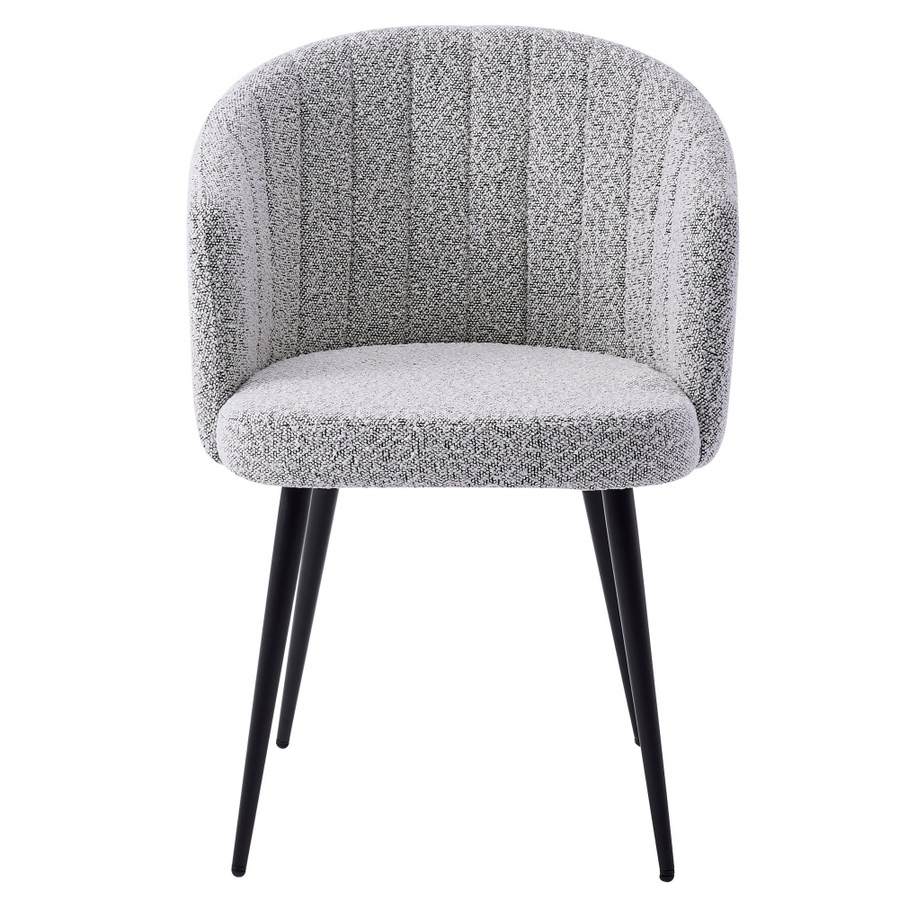 Стул обеденный Лион серый / черный