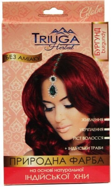Хна Triuga Herbal Природна фарба бургунд
