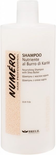 Шампунь Brelil Numero питательный на основе масла карите 1000 мл