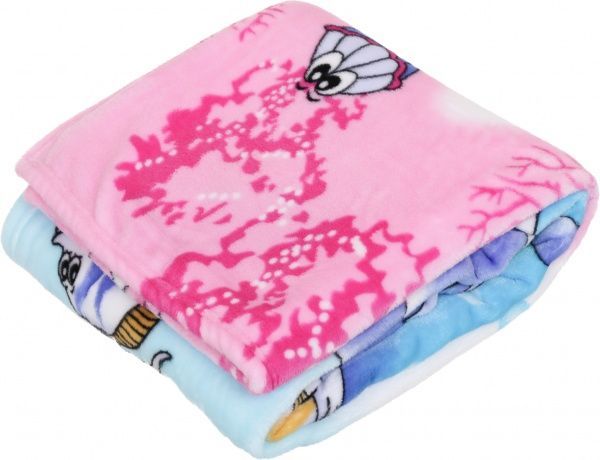 Покрывало Фламинго 190х130 см синий с голубым 697-924 